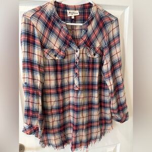 Women's Plaid Shirt Hester & Orchard M
